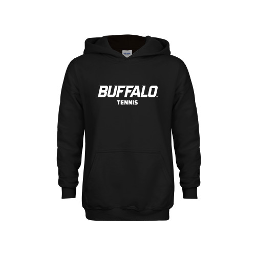  Youth Black Fleece Hoodie - Tennis