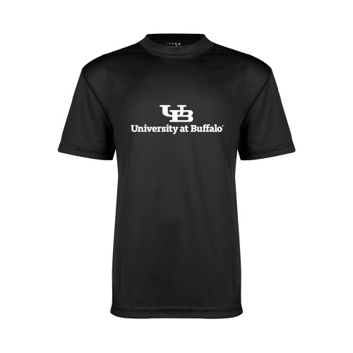  Youth Performance Black Tee - Primary Lock Up