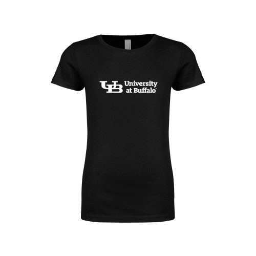  Next Level Girls Black Fashion Fit T Shirt - Secondary Lock Up