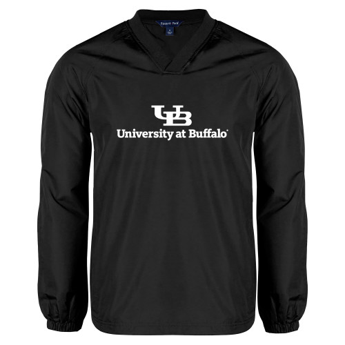  Black V Neck Raglan Windshirt - Primary Lock Up
