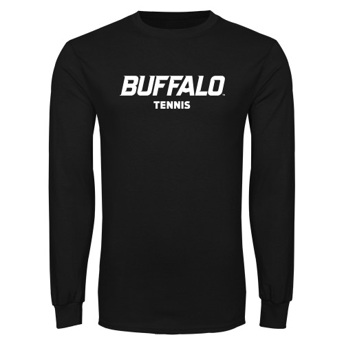  Black Long Sleeve T Shirt - Tennis