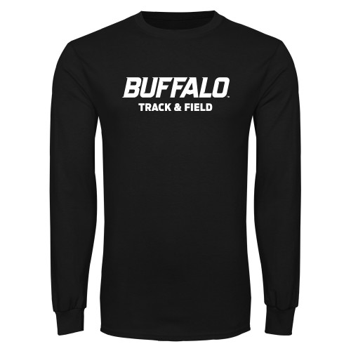  Black Long Sleeve T Shirt - Track and Field