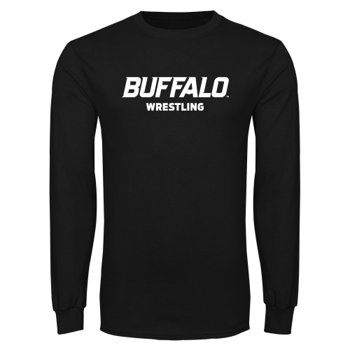  Black Long Sleeve T Shirt - Wrestling