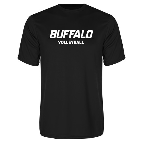  Black Performance Tee - Volleyball