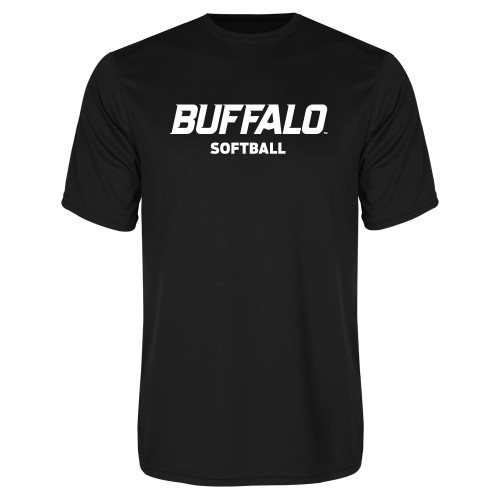  Black Performance Tee - Softball