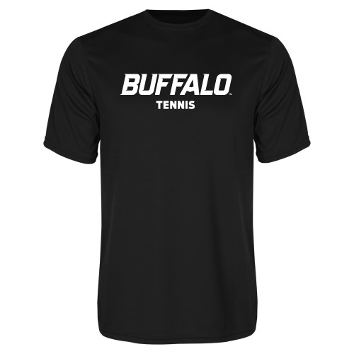  Black Performance Tee - Tennis