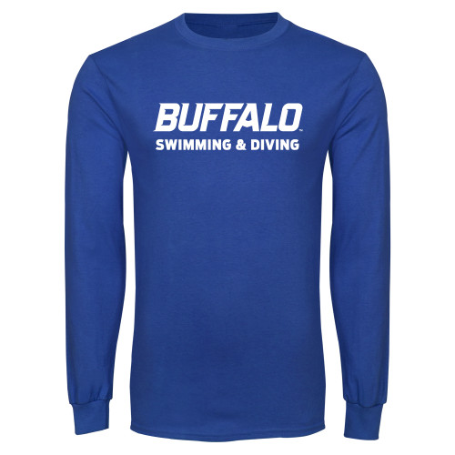  Royal Long Sleeve T Shirt - Swimming and Diving