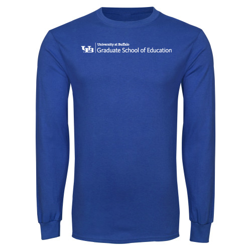  Royal Long Sleeve T Shirt - UWB Graduate School of Education