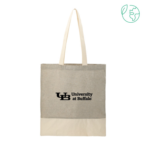  Split Recycled Grey Cotton Twill Convention Tote - Secondary Lock Up