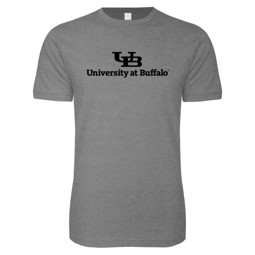  Next Level Heather Grey SoftStyle T Shirt - Primary Lock Up