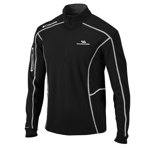  Columbia Black Omni Wick Shotgun 1/4 Zip - Primary Lock Up