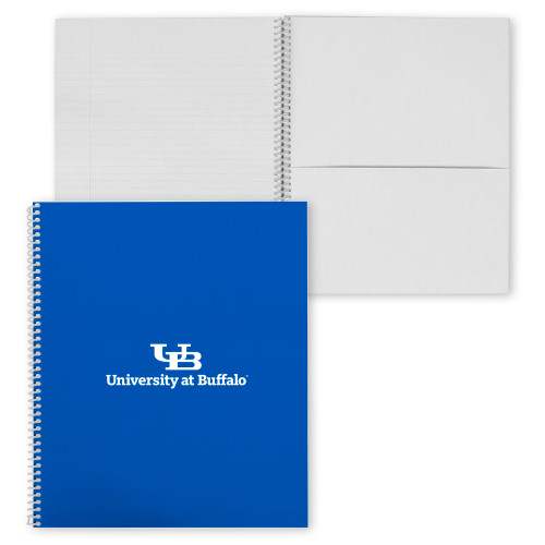  College Spiral Notebook w/Clear Coil - Primary Lock Up