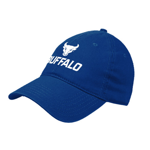  Royal Unstructured Adjustable Low Profile Hat - Primary Athletic Mark Stacked