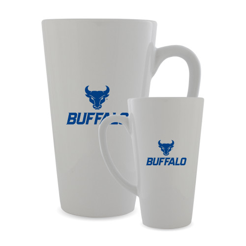  Full Color Latte Mug 17oz - Primary Athletic Mark Stacked