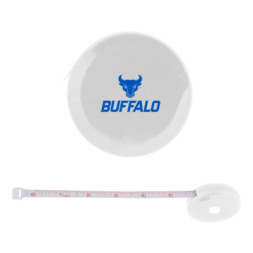  White Round Cloth 60 Inch Tape Measure - Primary Athletic Mark Stacked