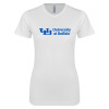 Thumbnail image for  Next Level Womens White Boyfriend Tee