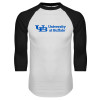 Thumbnail image for  White/Black Raglan Baseball T Shirt