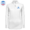 Thumbnail image for  Syntrel Womens White Interlock 1/4 Zip
