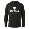 Thumbnail image for  Black Long Sleeve Hooded Tee