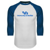 Thumbnail image for  White/Royal Raglan Baseball T Shirt