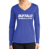 Thumbnail image for  Womens Royal Performance Long Sleeve V Neck Shirt