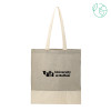 Thumbnail image for  Split Recycled Grey Cotton Twill Convention Tote