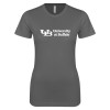 Thumbnail image for  Next Level Womens Charcoal Boyfriend Tee