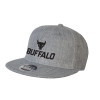 Thumbnail image for  Heather Grey Wool Blend Flat Bill Snapback Hat