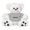 Thumbnail image for  Plush Big Paw 8 1/2 inch White Bear w/Grey Shirt