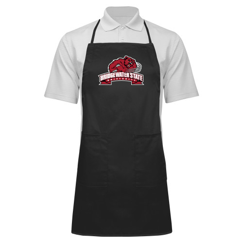  Full Length Black Apron - Bridgewater State Athletic Mark