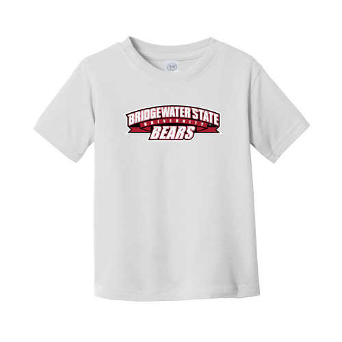  Toddler White T Shirt - Bridgewater State Bears Wordmark
