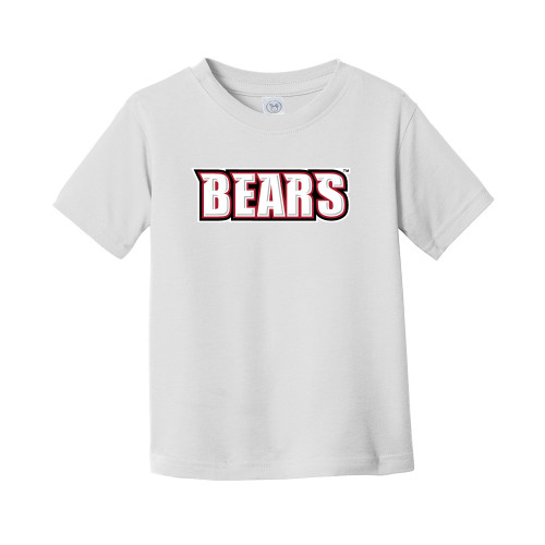  Toddler White T Shirt - BSU Bears Wordmark