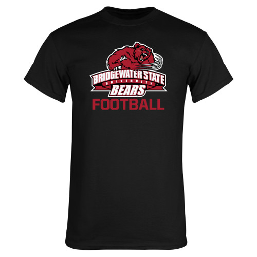  Black T Shirt - Football - Bridgewater State