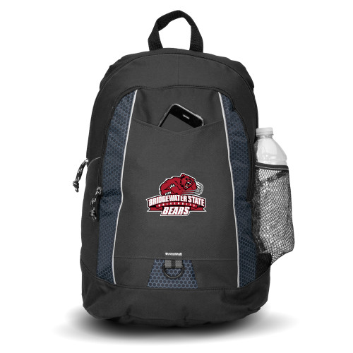  Black Impulse Backpack - Bridgewater State Bears Athletic Mark