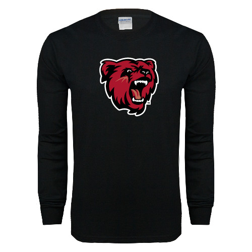  Black Long Sleeve T Shirt - Bear Head