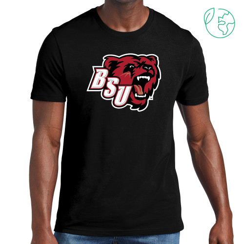  Allmade Black Organic Cotton Tee - BSU w/ Bear Head