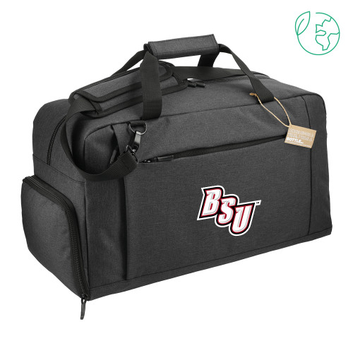  Aft Recycled PET 21 Inch Charcoal Duffel - BSU Diagonal Wordmark