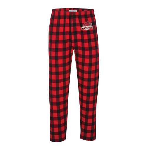 Bridgewater Boxercraft Red/Black Buffalo Unisex Flannel Pajama Pa