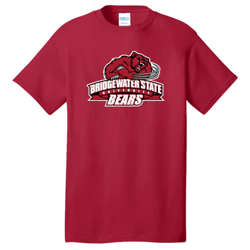  Extended Red T Shirt - Bridgewater State Bears Athletic Mark
