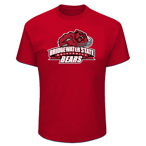  Tall Red T Shirt - Bridgewater State Bears Athletic Mark