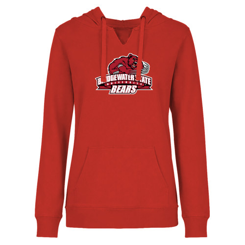  Womens Plus Red Hoodie - Bridgewater State Bears Athletic Mark