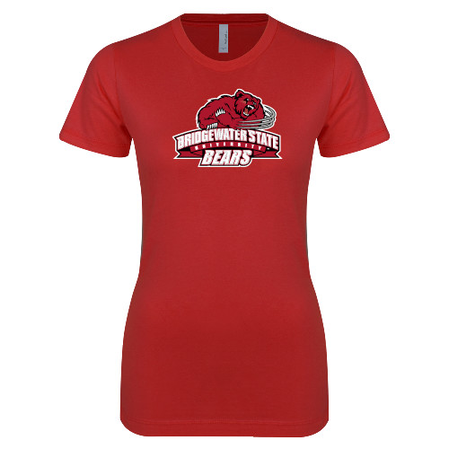 Bridgewater Next Level Womens Red Boyfriend T