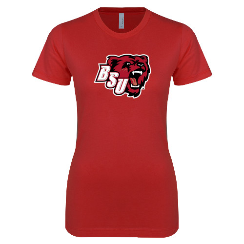 Bridgewater Next Level Womens Red Boyfriend T