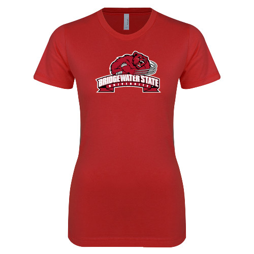 Bridgewater Next Level Womens Red Boyfriend T