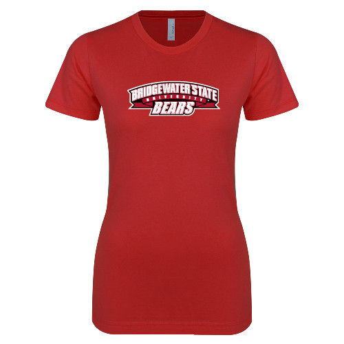 Bridgewater Next Level Womens Red Boyfriend T