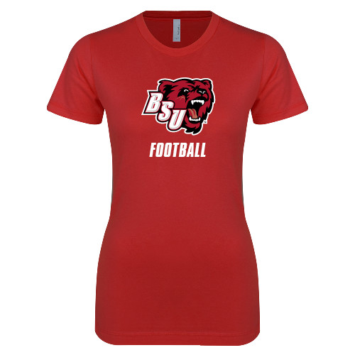 Bridgewater Next Level Womens Red Boyfriend T