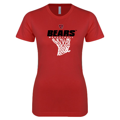 Bridgewater Next Level Womens Red Boyfriend T