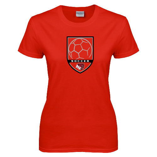 Bridgewater Womens Short Sleeve Red T