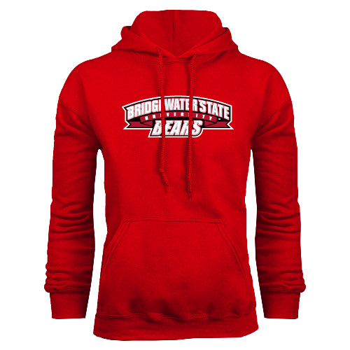  Red Fleece Hoodie - Bridgewater State University Bears