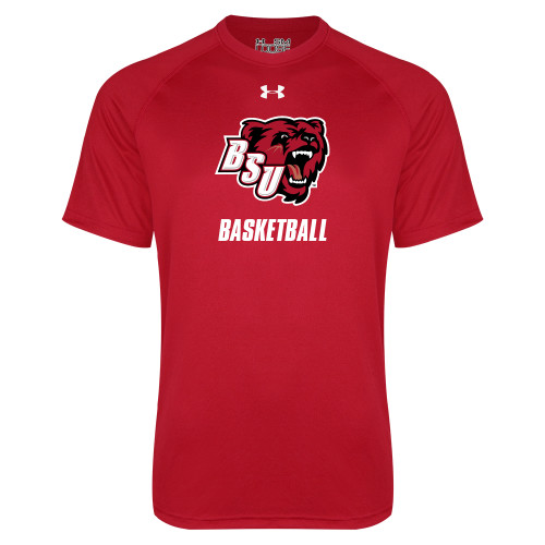  Under Armour Red Tech Tee - Basketball